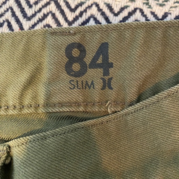 HURLEY 84 Slim Jeans - Army Green Color. Classic 5-pocket Jean.🍃 - Picture 11 of 11
